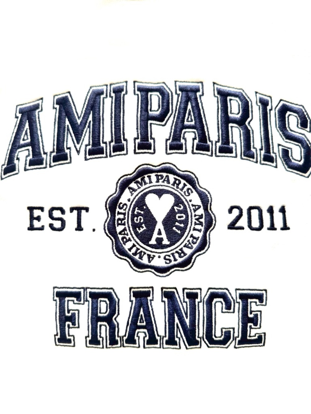 Ami Paris Logo Crewneck Sweatshirt, Unisex size XXXL - Picture 5 of 14